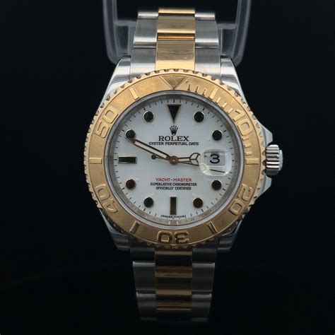 rolex yacht master oyster perpetual automatic gold steel 16623 horloge|rolex yacht master review.